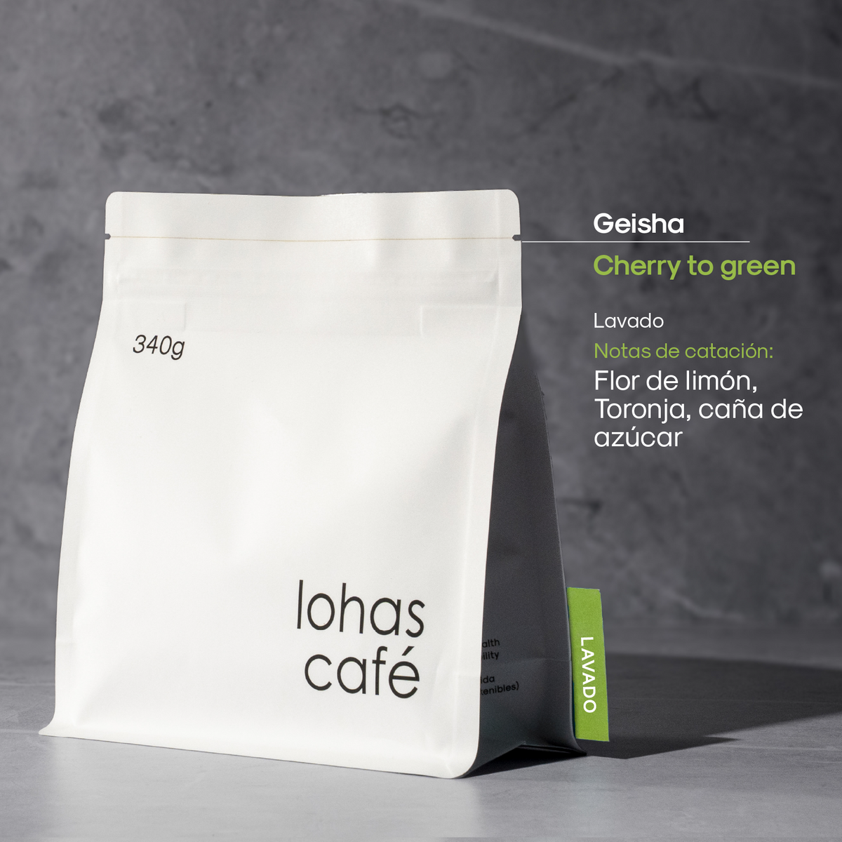 Geisha Opal Cherry to Green Lavado